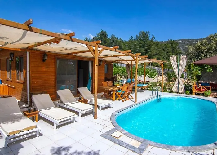 İslamlar 2 Bedroom Secluded With Private Pool Hot Tub * Kalkan